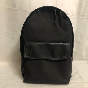 Calvin Klein Black Nylon & Leather Men’s Backpack